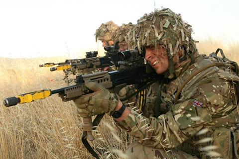 Reserve Forces personnel on exercise